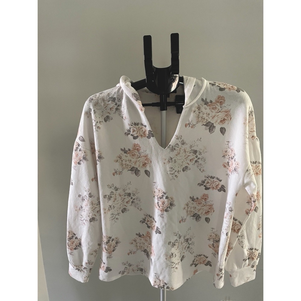 Gibson Look Ladies M‎ Pullover Floral Long Sleeve Hoodie